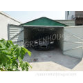 Large size metal sheet panel driveway gate canopy carport HX81133-A